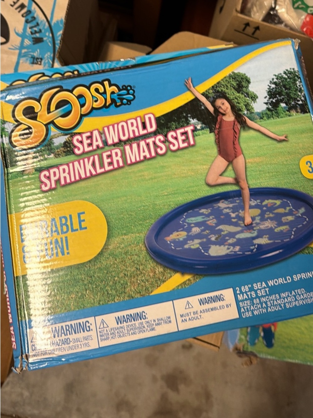 Stoosh Sea World Sprinkler Mats Set - Blue